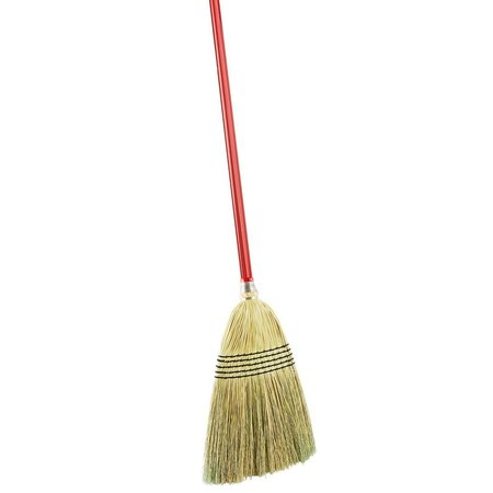 LIBMAN COMMERCIAL Janitor Corn Broom, 6PK 502